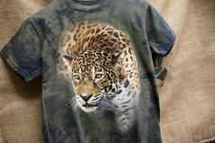 Harlequin T-Shirt: "Stalking Jaguar"